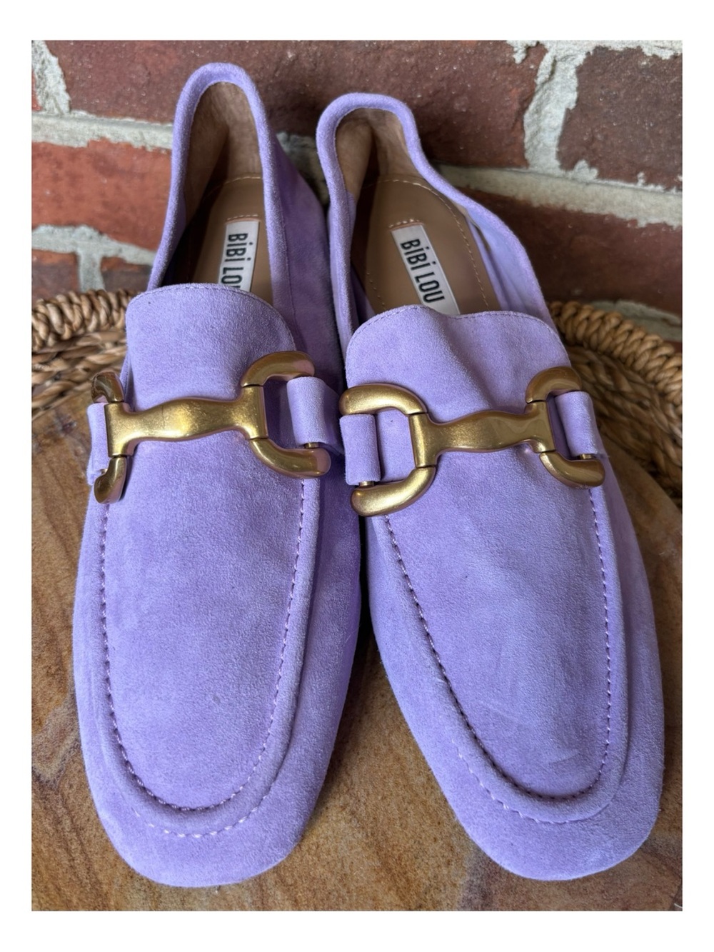 NWOT Anthropologie Bibi Lou Exclusive Zagreb Loafers in Malva Size 37 - Picture 5 of 11